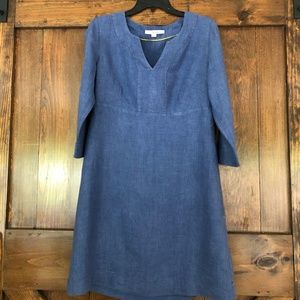 Boden 100% Linen Dress Size 8